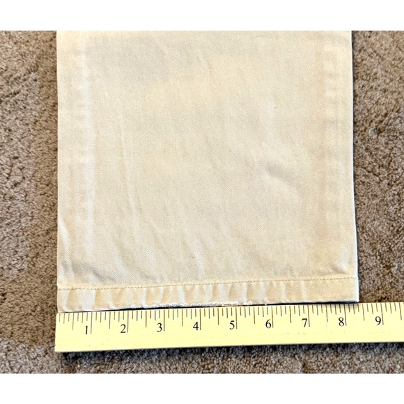 Diesel Saddle Jeans Mens Western Cowboy Beige Button Fly Pants Logo 33x28.5 - Picture 9 of 14